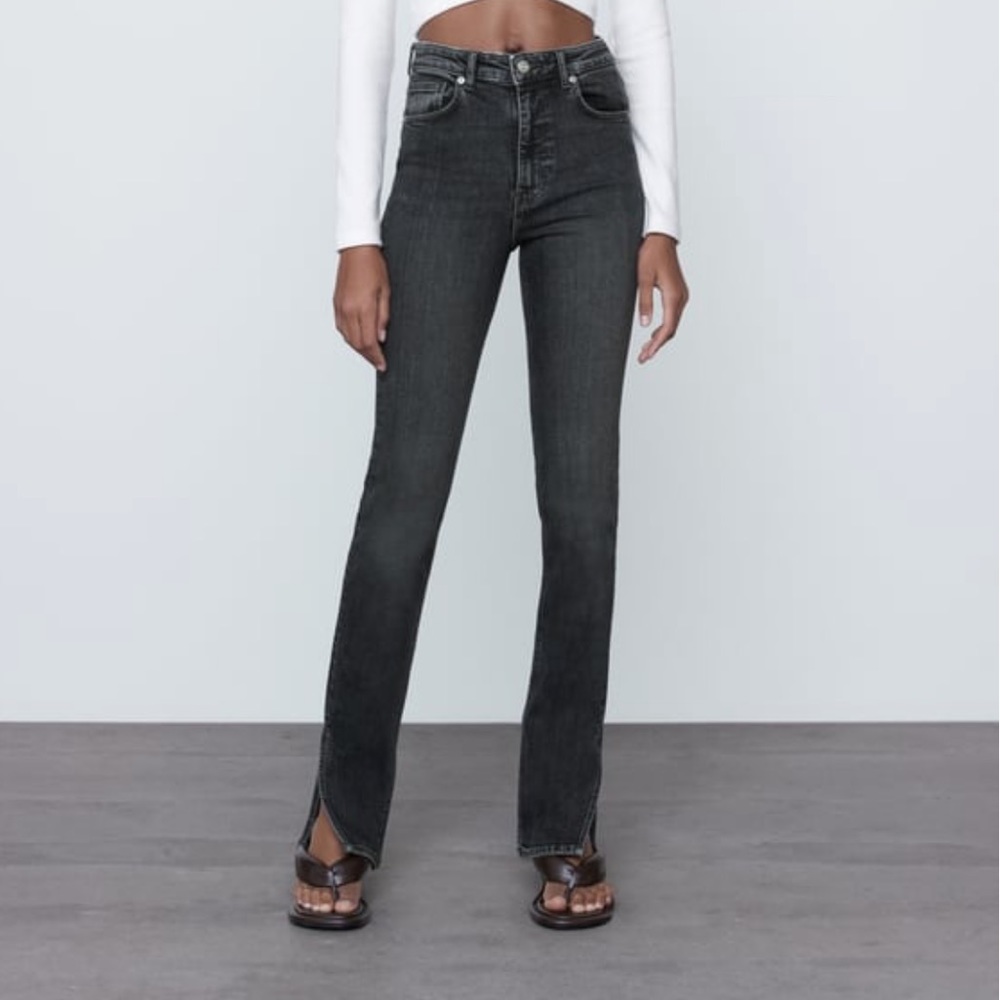 Zara Split hem jeans
